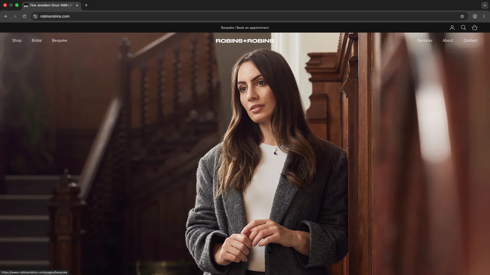 Robins and Robins Shopify development project screenshot