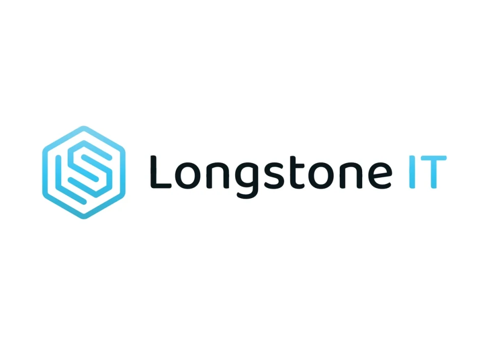Longstone IT cloud and lightning brand identity created in Kingsbridge, Devon